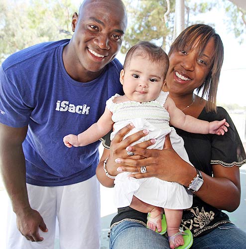 DeMarcus Ware and His Wife